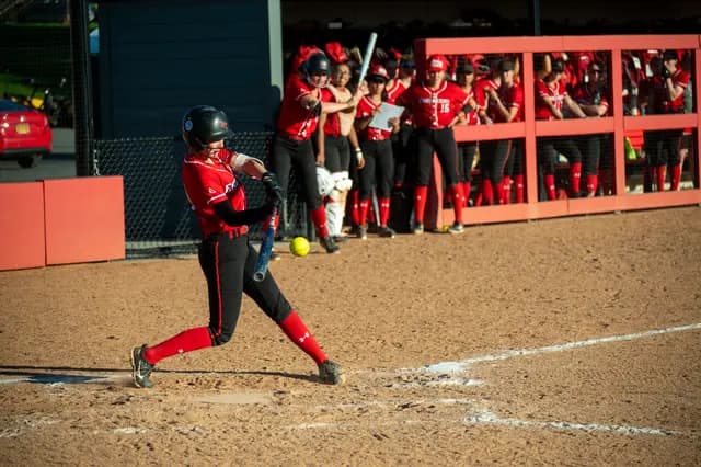 Rensselaer at bat against RIT.