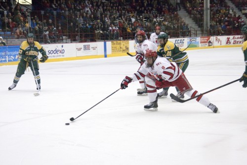 men s hockey vs clarkson webleveled nathan greene