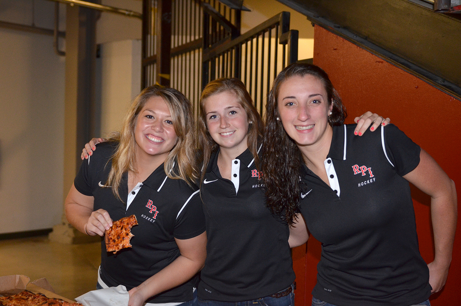 22 Womens Hockey Serves Pizza Joseph Shen